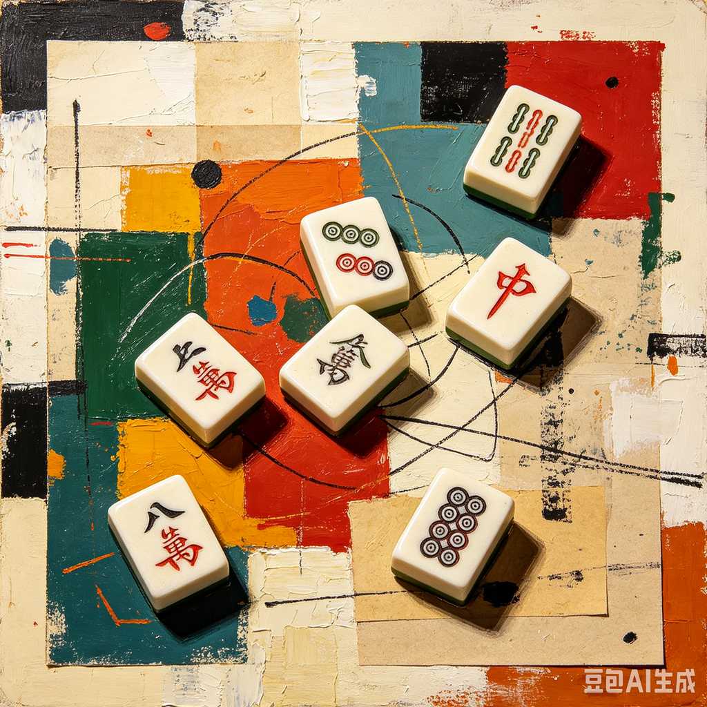 wear resistant print mahjong set